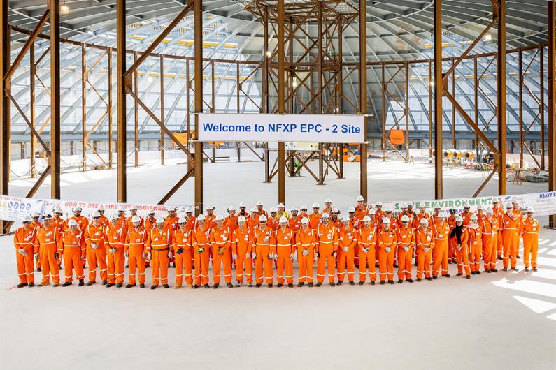 H.E. the Minister of State for Energy Affairs Visits North Field Expansion Project