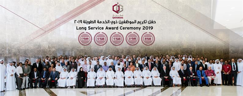 QATARGAS RECOGNISES EMPLOYEES AT LONG SERVICE AWARD CEREMONY
