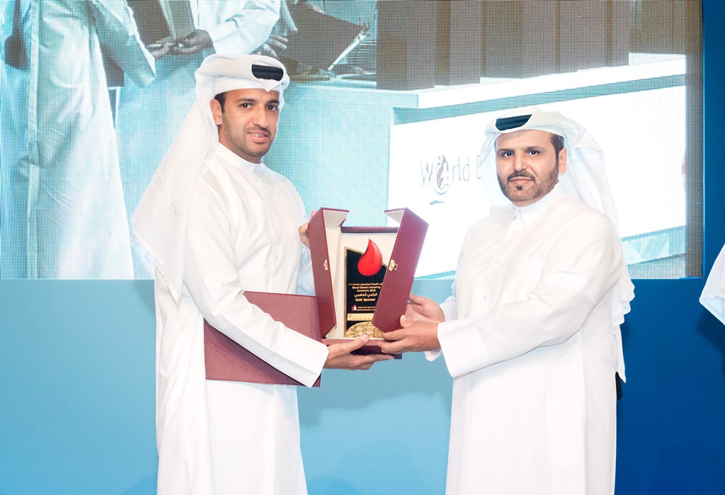 QATARGAS RECOGNISED AT ‘WORLD BLOOD DONOR DAY’ CELEBRATION