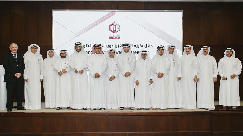 QATARGAS RECOGNISES LONG SERVING EMPLOYEES