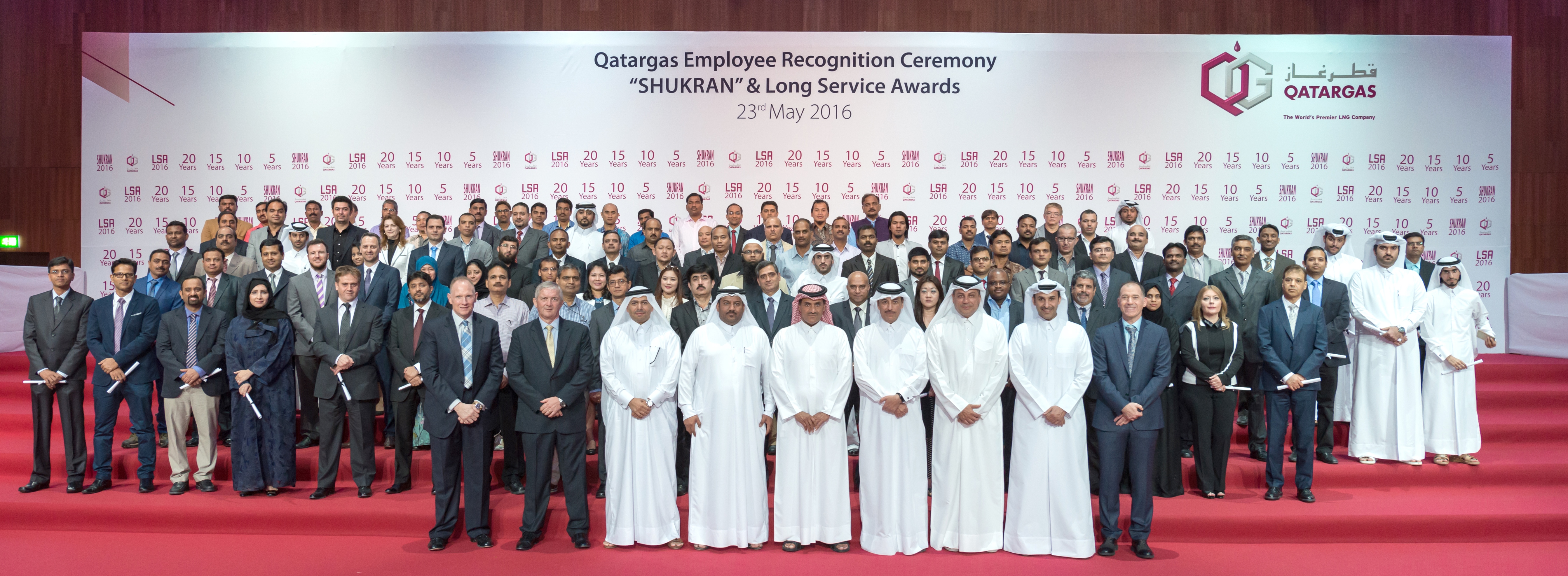 QATARGAS RECOGNISES OUTSTANDING EMPLOYEES AND LONG SERVING EMPLOYEES
