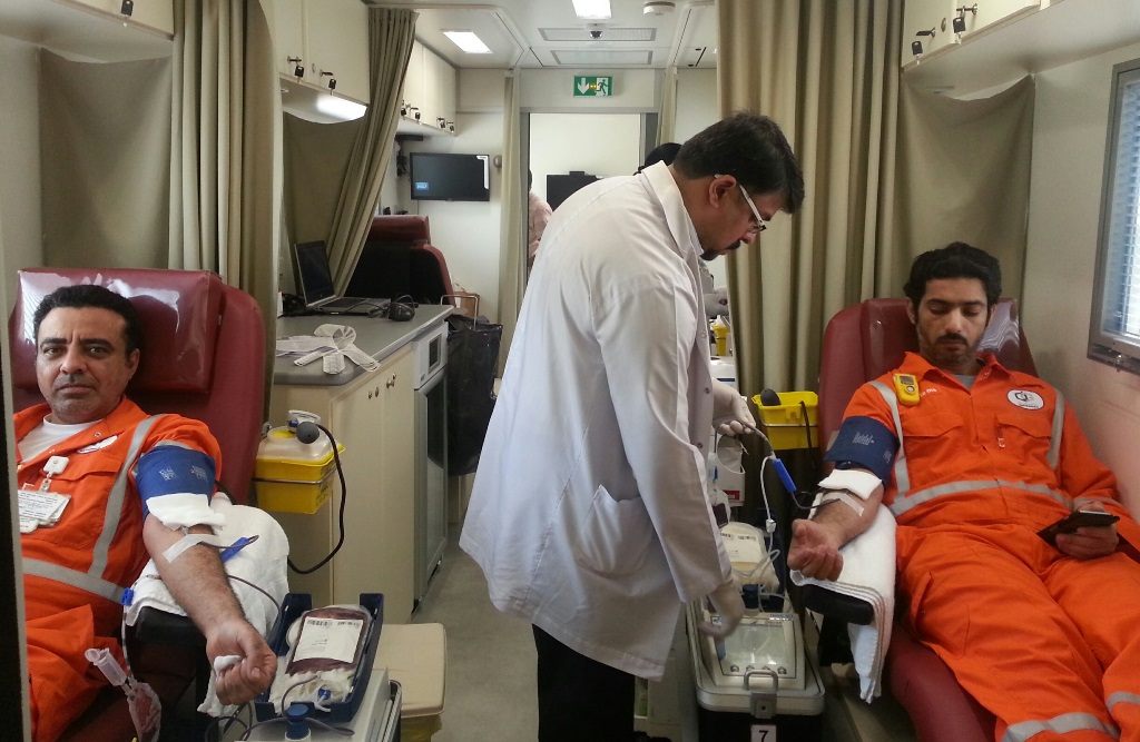 QATARGAS EMPLOYEES PARTICIPATE IN BLOOD DONATION CAMPAIGNS IN DOHA AND RAS LAFFAN