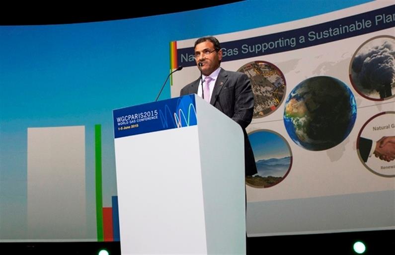 QATARGAS HIGHLIGHTS THE ROLE OF NATURAL GAS FOR A SUSTAINABLE ENERGY FUTURE AT WORLD GAS CONFERENCE 2015