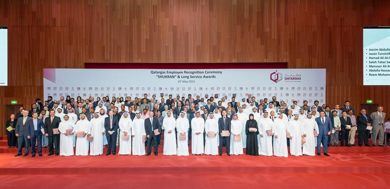 QATARGAS SAYS ‘THANK YOU’ TO OUTSTANDING PERFORMERS AND RECOGNIZES LONG SERVING EMPLOYEES