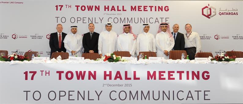 QATARGAS REVIEWS ACHIEVEMENTS AND DISCUSSES FUTURE DIRECTION AT TOWN HALL MEETINGS