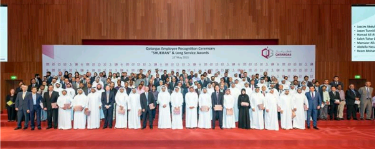 قطرغاز تكرم موظفيها المتميزين وذوي سنوات الخدمة الطويلة